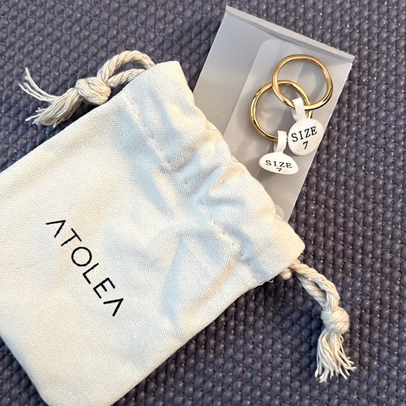 Atolea Gemini Stackable Rings Size 7 - Picture 1 of 3